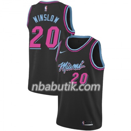 NBA Mænd Trøje Miami Heat Justise Winslow 20 2018-19 Nike City Edition Sort Swingman NBA Mænd Trøje Miami Heat Justise Winslow 20 2018-19 Nike City Edition Sort Swingman